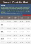 Dark Lightning 3/2mm Wetsuit for Water Sports