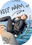 Dark Lightning 3/2mm Wetsuit for Water Sports