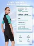 2mm Short Sleeve Neoprene Wetsuit for Kayaking