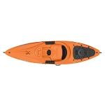 Sun Dolphin Aruba SS Kayak in Tangerine, 10ft