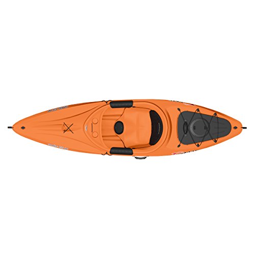 Sun Dolphin Aruba SS Kayak in Tangerine, 10ft