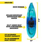 Ocean Kayak Malibu 9.5 Kayak - Seaglass Finish