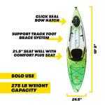 Ocean Kayak Tetra 10 Sit-On-Top Kayak, Envy