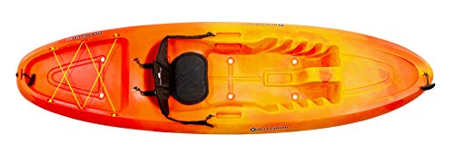 Perception Kayaks Perception Rambler 9.5 | Sit on Top Kayak for All-Around Fun | Storage with Tie Downs | 9' 6" | Sunset