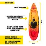 Ocean Malibu 9.5 Kayak - Sunrise Color