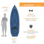 Lifetime 91161 Daylite 8 ft Storm Blue Sit-on-Top Kayak