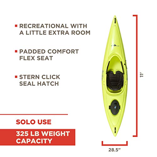 Old Town Heron 11XT Recreational Kayak, Lemongrass, 11 Feet
