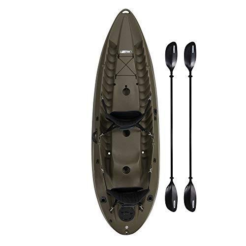 Lifetime Sport Fisher Kayak, Single or Tandem, 10ft, Olive Green