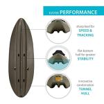 Lifetime Sport Fisher Kayak, Single or Tandem, 10ft, Olive Green
