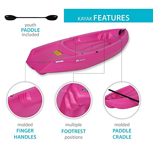 Youth Pink Kayak with Paddle - 6