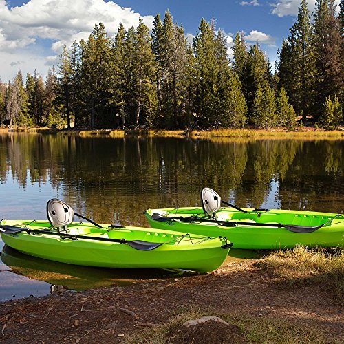 Tioga Sit-On-Top Kayak Set, Lime, 120" (2 Pack)