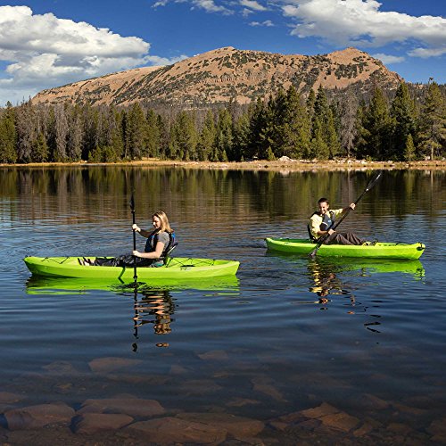 Tioga Sit-On-Top Kayak Set, Lime, 120" (2 Pack)