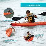 Youth 6 Foot Wave Kayak with Paddle in Orange