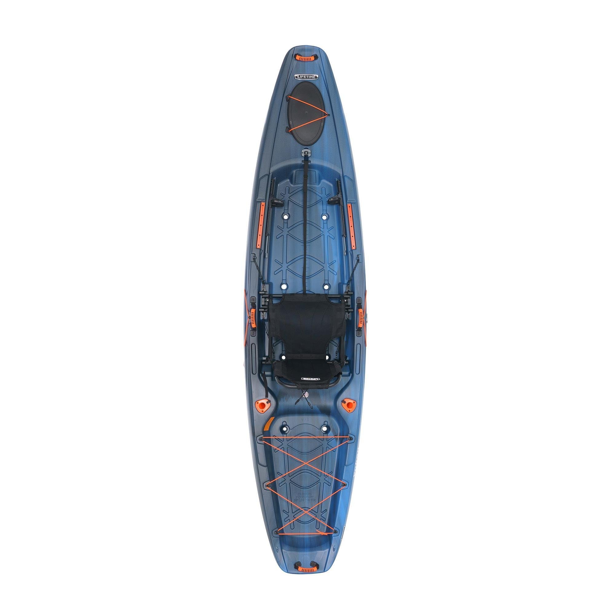 Lifetime Yukon Angler 138 inch Sit-on-Top Fishing Kayak, Azure Fusion (91344)