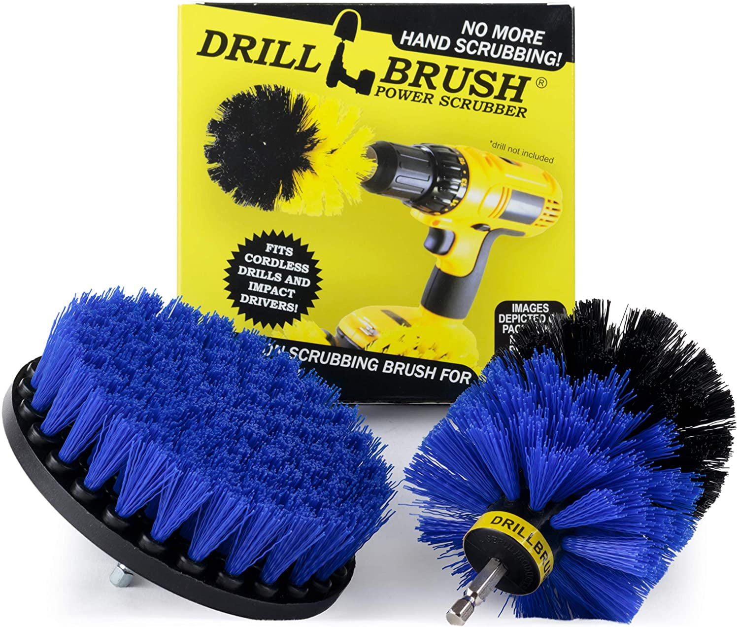 Marine Drill Brush - Kayak and Boat Cleaner