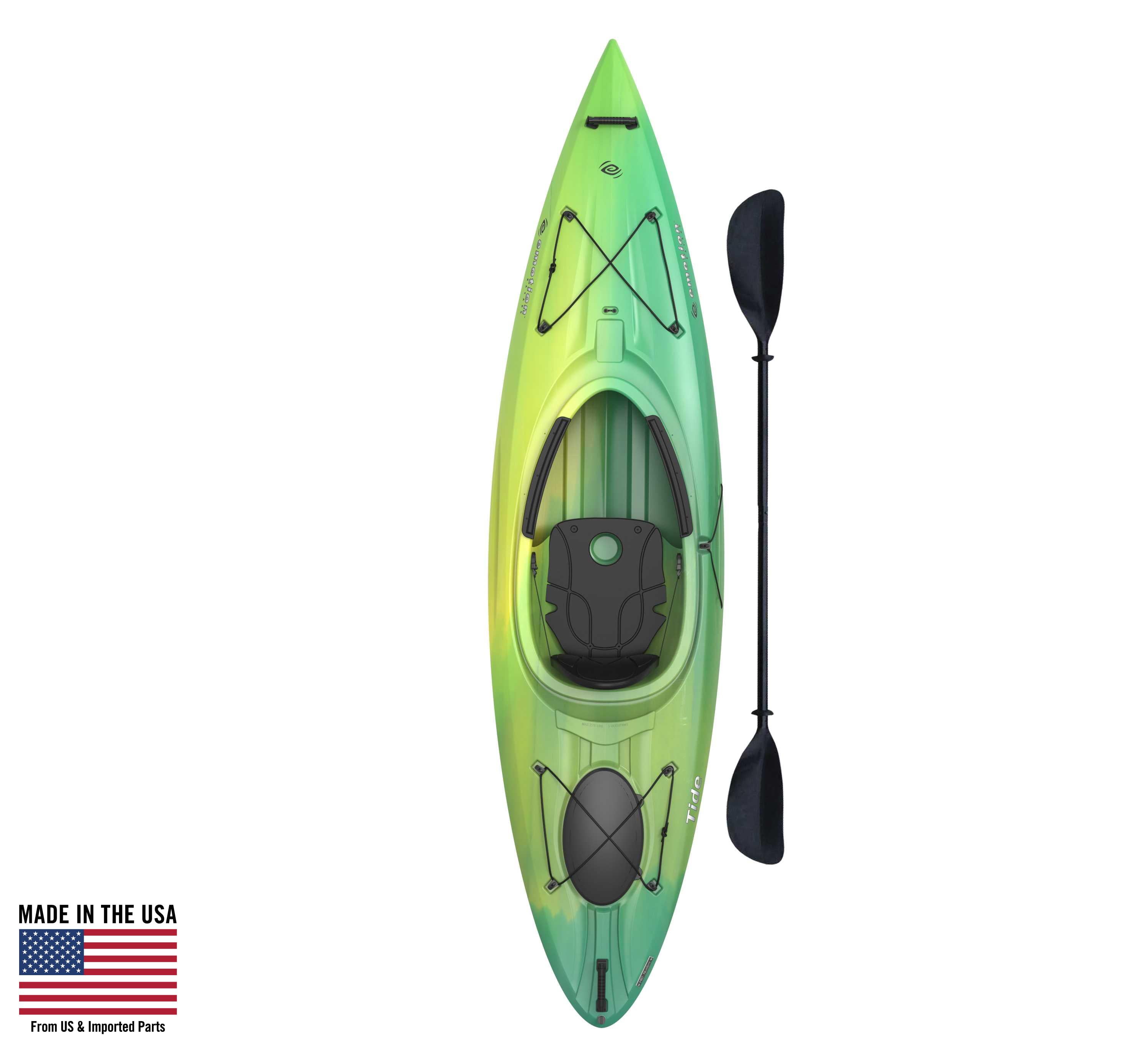Lifetime 90848 Tide 123" Sit-Inside Kayak - Lemongrass
