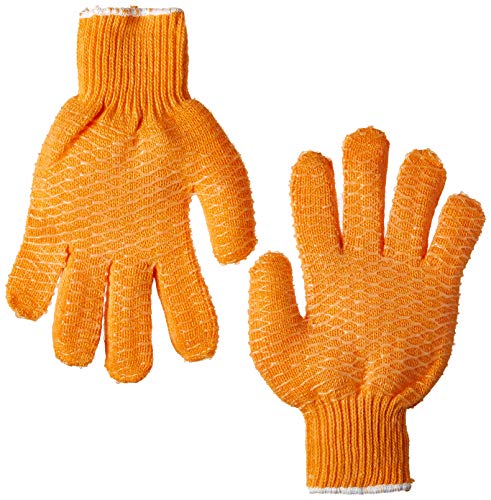 Acrylic Knit Glove with PVC Web Coating, Size Large