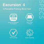 Intex Excursion 4: 4-Person Inflatable Kayak Set
