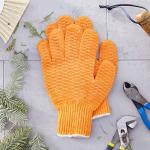 Acrylic Knit Glove with PVC Web Coating, Size Large