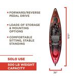 Old Town Predator Pedal Fishing Kayak with Rudder