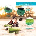 Lifetime 90848 Tide 123" Sit-Inside Kayak - Lemongrass