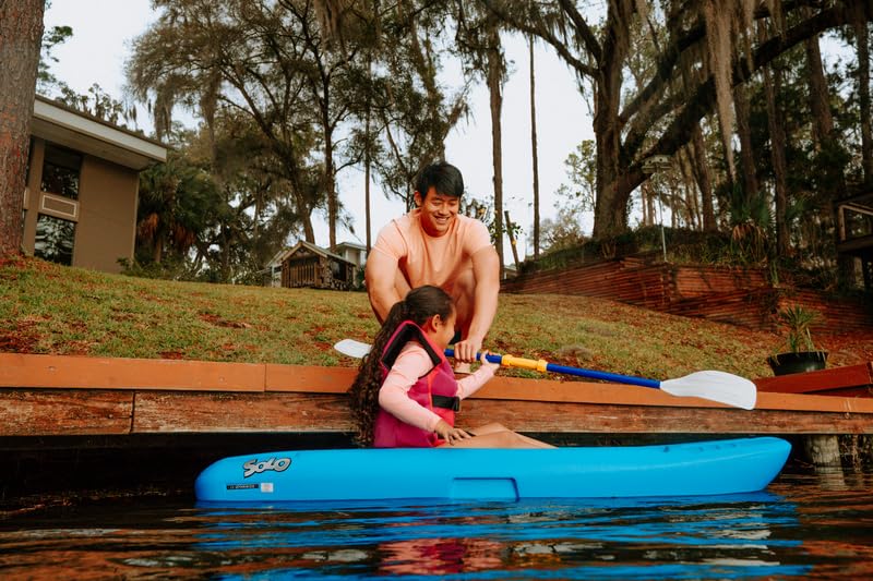 Pelican Solo 6 Feet Sit-on-top Youth Kayak |Pelican Kids Kayak|Perfect for Kids Comes with Kayak Accessories