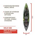 Old Town Predator Pedal Fishing Kayak with Rudder