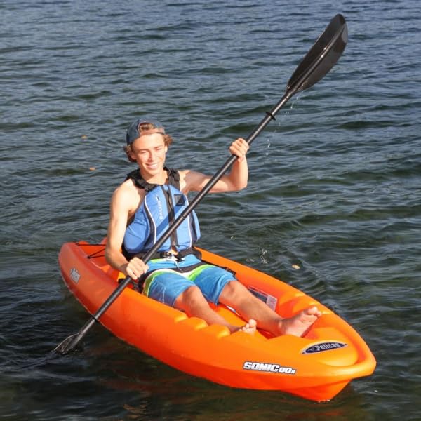 Pelican Sonic 80X Youth Sit-on-Top Recreational Kayak