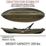 BKC FK285 Angler Sit-On-Top Kayak with Accessories