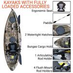 BKC FK184 9' Solo Sit-On-Top Kayak, Premium Seat