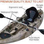 BKC FK184 9' Solo Sit-On-Top Kayak, Premium Seat