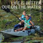 BKC FK184 9' Solo Sit-On-Top Kayak, Premium Seat