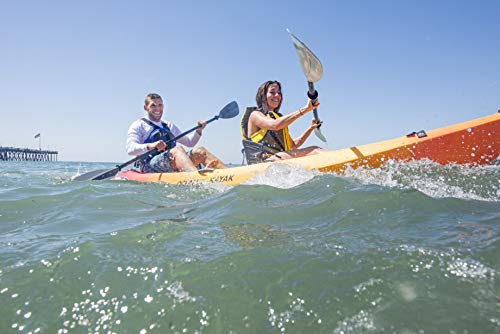 Ocean Kayak Zest Two Expedition Tandem Sit-On-Top Touring Kayak, Sunrise, 16 Feet 5 Inches