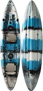 12ft Vanhunks Voyager Deluxe Kayak in Blue Color