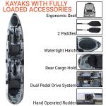BKC PK14 Angler 14' Tandem Fishing Kayak