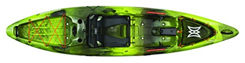 Perception Pescador Pro 12 | Sit on Top Fishing Kayak with Adjustable Lawn Chair Seat | Large Front and Rear Storage | 12' | Moss Camo