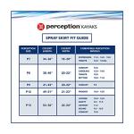 Perception Kayaks Truefit Spray Skirt | Kayak Spray Skirt For Sit Inside Kayaks | Size P7 thru P12