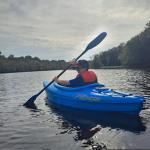 Sun Dolphin Aruba SS 8-Foot Kayak, Ocean Blue