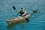 Sun Dolphin Journey Fishing Kayak in Olive - 12ft