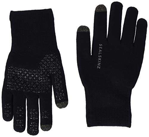 SealSkinz Men's Ultra Grip Gloves, Black, XL