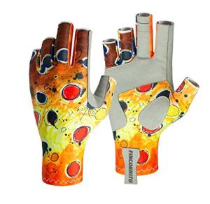 Brown Trout Sun Gloves for Kayaking - Size XS