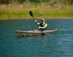 Sun Dolphin Journey Fishing Kayak in Olive - 12ft