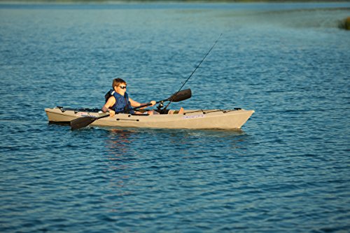 SUNDOLPHIN Journey Sit-on-top Fishing Kayak (Sand, 12-Feet)