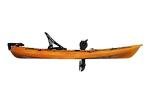 Riot Kayaks Fishing Kayak Riot Mako 12'' ft Sit on Top with Impulse Pedal Drive, Deluxe, Yellow/Orange