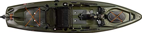 Old Town Topwater 120 PDL Fishing Kayak, Olive