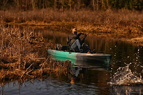 Old Town Topwater 120 PDL Fishing Kayak, Olive