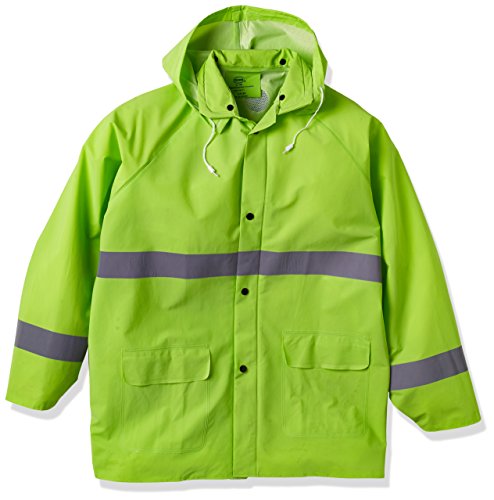 Fluorescent Green Large 35mm Rain Jacket BossKayak