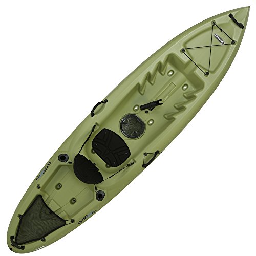 Lifetime Weber Fishing Kayak, Light Olive, 11' Sit-On Top