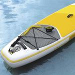 Hydro-Force Cruiser Tech Inflatable Stand Up Paddle Board, 10' 6" x 30" x 6" | Inflatable SUP for Adults & Kids | Starter Set Includes Adjustable Aluminum Paddle, Hand Pump, Travel Bag, Surf Leash