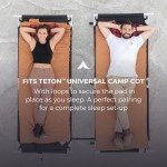 TETON Sports Adventurer Camp Pad; Sleeping Pad for Car Camping Brown, Adventurer/75" x 24" x 2"